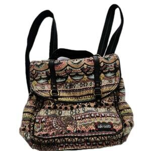 Sakroots Women’s Convertible Signature Peace Print Backpack/ Crossbody Bag/Purse